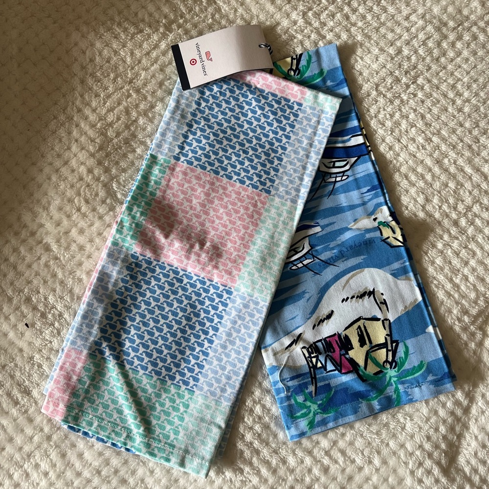 NWT Vineyard Vines for Target Dish Towels